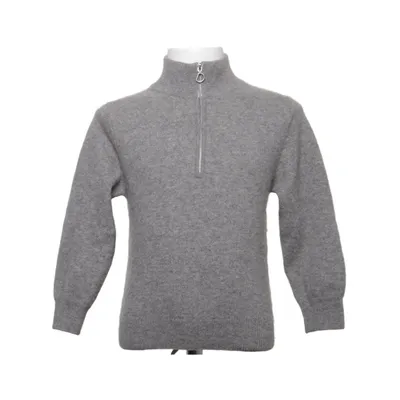 Collegetröja (Grå) från Davida Cashmere Kashmir, Ull