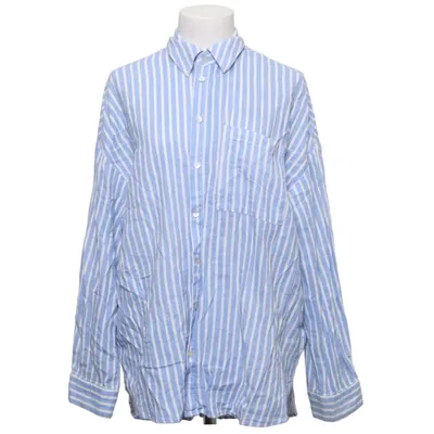 Shirt (Blauw, Wit) van Stradivarius