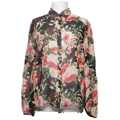 Bluse (Sort, Flerfarvet) fra Lilysilk X Mim Silke