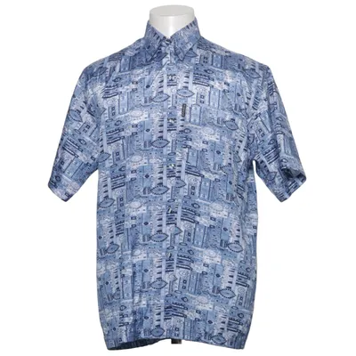 Short sleeve shirt (Blue, White) from Pidoza