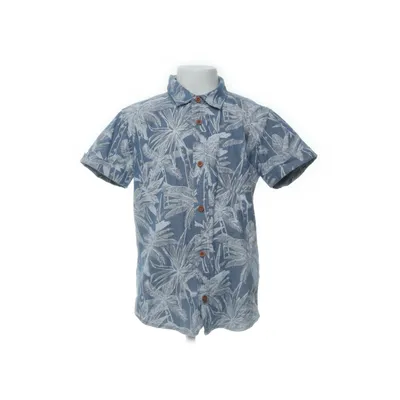 Short sleeve shirt (Blue, White) from Your Denim Your Rules Cotton