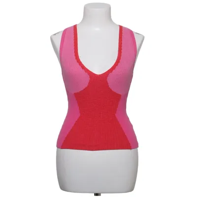 Tanktop  (Pink, Rød) fra NA-KD Art Polyamid, Viscose