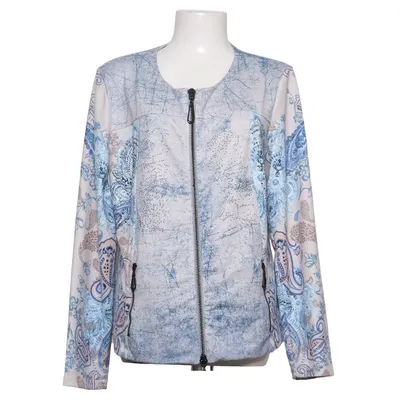Jacket (Beige, Blue, Multicolored) from Issy Elastane, Polyester