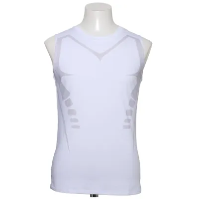 Maillot de basketball (Blanc, Gris) de CoolMax Élasthane, Polyester