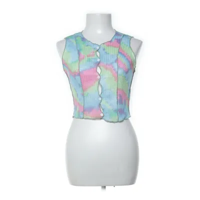 Top (Blue, Multicolored) from Kollyy Cotton, Elastane