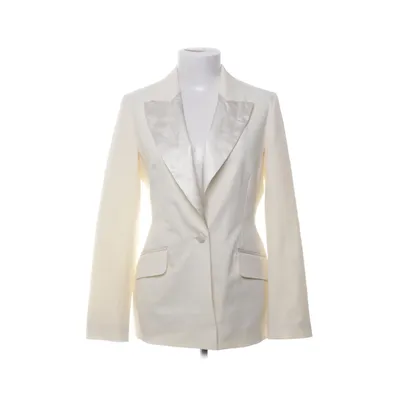 Blazer (White) from Vivien Caron Elastane, Polyester
