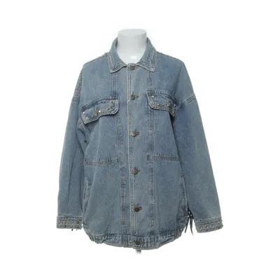 Jeansjacka (Blå) från Fashion Style Bomull, Polyester, Viskos