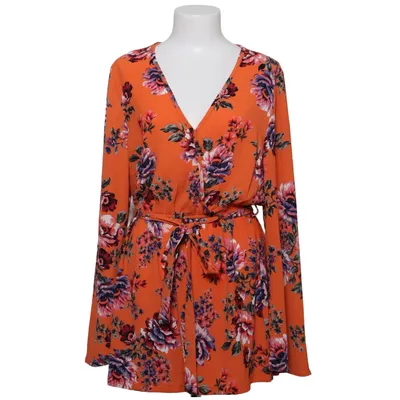 Jumpsuit (Oranje, Meerkleurig) van New Look Tall Elastaan, Polyester