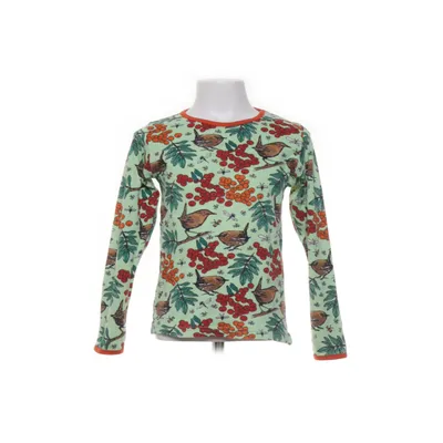 Långärmad t-shirt (Grön, Flerfärgad) från Duns Ekologisk bomull