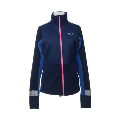 Träningsjacka (Blå, Flerfärgad) från Kari Traa Elastan, Polyester