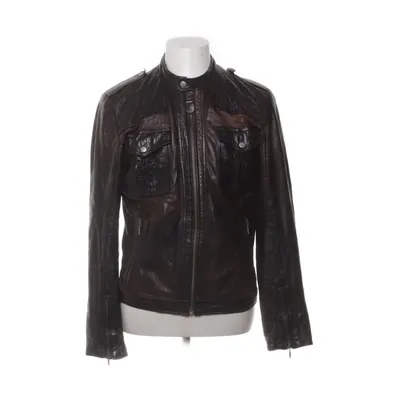 Leather jacket (Brown) from Zara Man
