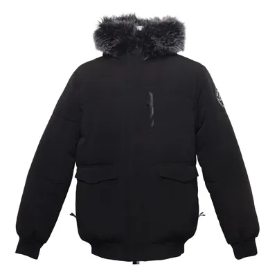 Vinterjacka (Svart) från McKenzie Akryl, Elastan, Pälsimitation, Återvunnen polyester