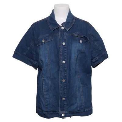 Jeansjacka (Blå) från Mia Linea Bomull, Elastan