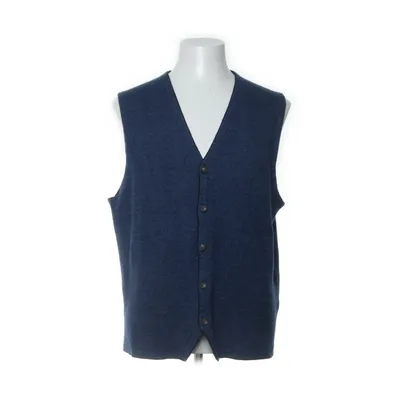 Gilet (Blauw) van Olymp Acryl, Katoen, Wol