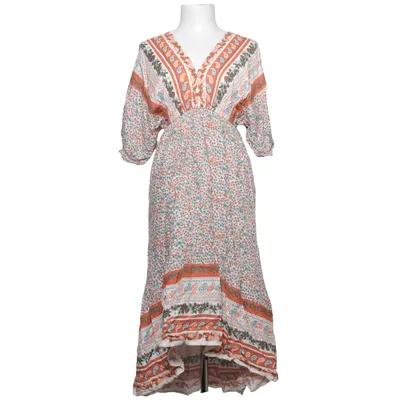 Maxi jurk (Wit, Meerkleurig) van Rainbow Viscose