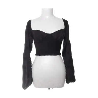 Crop top (Svart) från Bershka Polyester