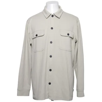 Skjortejakke (Beige) fra Only & Sons Elastan