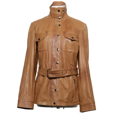 Leather jacket (Brown) from 7 eleven Leather, Polyester
