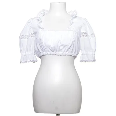 Dirndl blouse (Wit) van Landhaus Katoen, Polyester