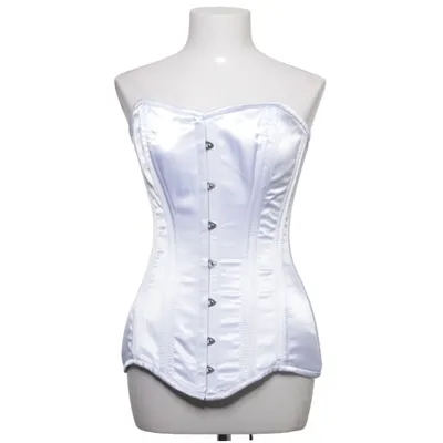Korsett (Weiß) von Glamorous Corset Baumwolle, Polyester