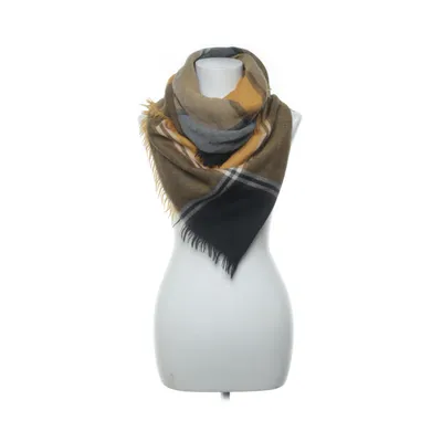Shawl (Yellow, Black) from Reine Schurwolle