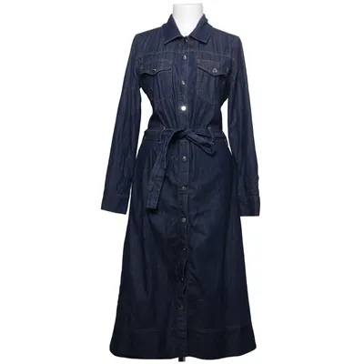 Denim jurk (Blauw) van Just Katoen