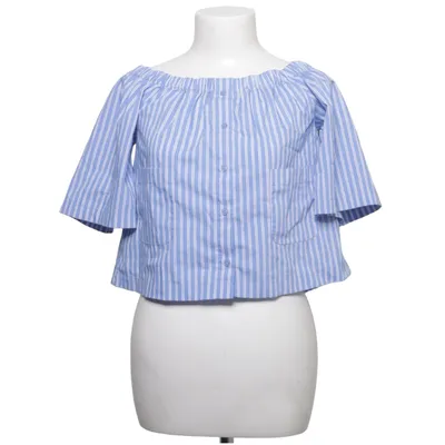 Topp (Blå, Vit) från Monki Elastan, Polyester, Viskos