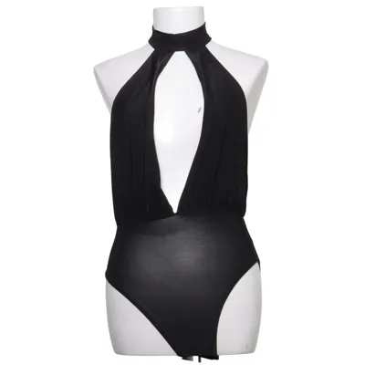 Romper (Zwart) van Missguided Elastaan, Polyester