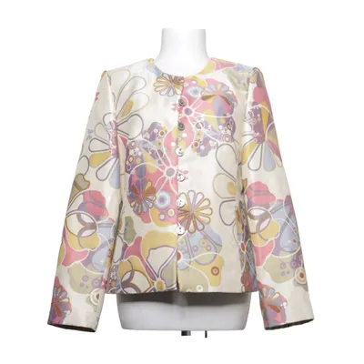 Blazer (Flerfarvet, Beige) fra Kriss Acetat, Polyester, Viscose