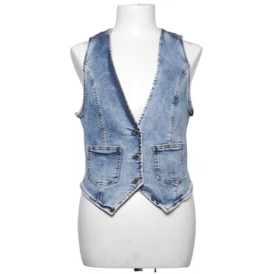 Gilet en jean (Bleu) de KappAhl Coton, Élasthane