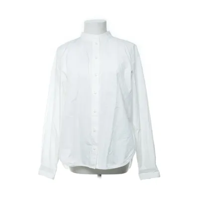 Pussy bow blouse (White) from H&M Studio Cotton