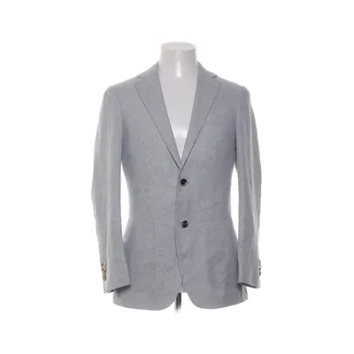 Blazer (Grå) fra E. Thomas Linned, Silke, Uld