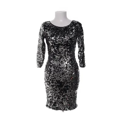 Cocktailklänning (Svart, Silverfärgad) från Bik Bok Polyester