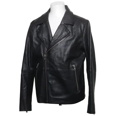 Bikerjacka (Svart) från Dr Denim Jeans Makers Skinn, Polyester