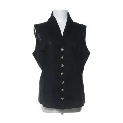 Väst (Svart) från Lisa Campione Bomull, Linne