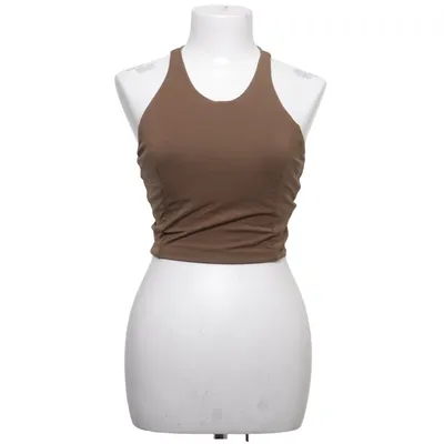 Sports tank top (Brown) from Les Lunes Elastane, Viscose