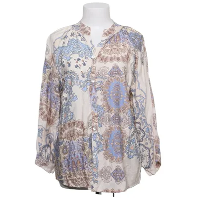 Bluse (Beige, Blå, Brun) fra Mix By