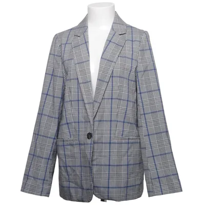 Blazer (Gris, Bleu, Blanc) de Tom Tailor Denim Élasthane, Polyester, Viscose