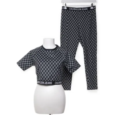 Sæt (Sort, Hvid) fra Calvin Klein Jeans Elastan, Polyester, Viscose