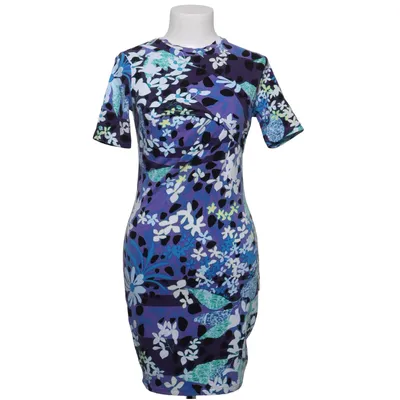 Robe (Bleu, Multicolore) de Peter Pilotto Coton, Élasthane, Viscose