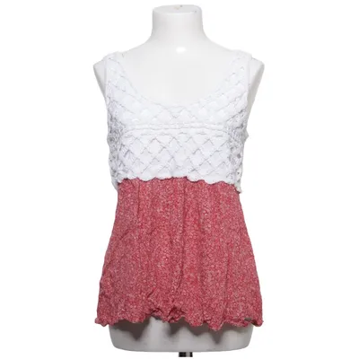 Top (White, Red) from Rabalder Cotton, Viscose