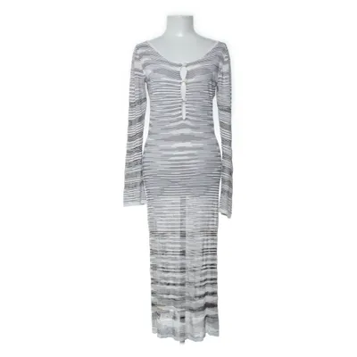 Maxi dress (White, Gray) from Missoni Sport Viscose