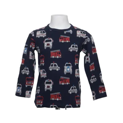 Långärmad t-shirt (Blå, Flerfärgad) från Bluezoo Bomull