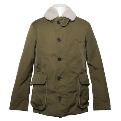 Winter jacket (Green, White) from Peuterey Acrylic, Cotton, Elastane, Polyamide