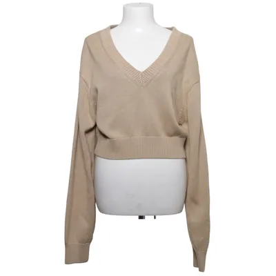 Trui (Beige) van Gina Tricot Acryl, Katoen