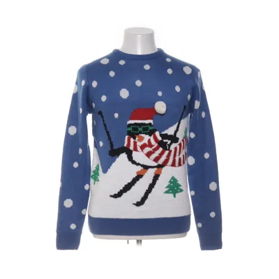 Kersttrui (Blauw, Wit, Meerkleurig) van Merry Christmas Acryl