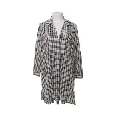 Jurk (Wit, Meerkleurig) van Zara Katoen, Polyester