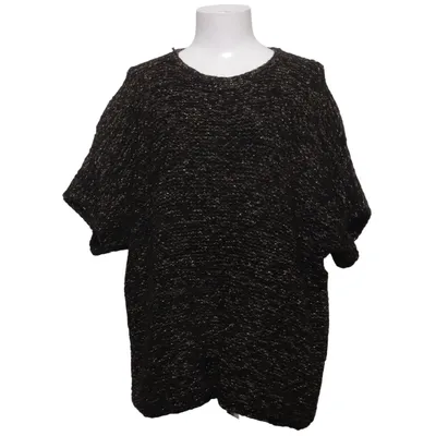 Slipover (Black, Gold) from Ischiko Acetate, Nylon, Polyester, Wool