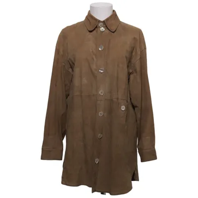 Leren jack (Bruin) van Alba Moda