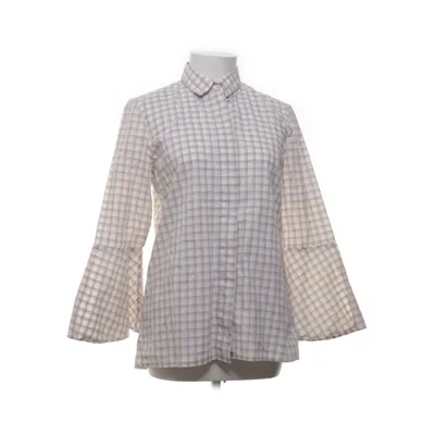 Bluse (Beige, Hvid) fra Britt Sisseck Bomuld